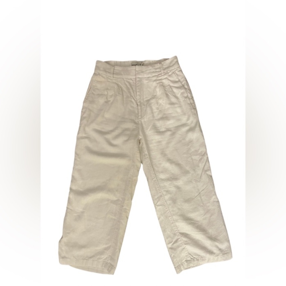 Abercrombie & Fitch Linen Lined Trousers Small Short